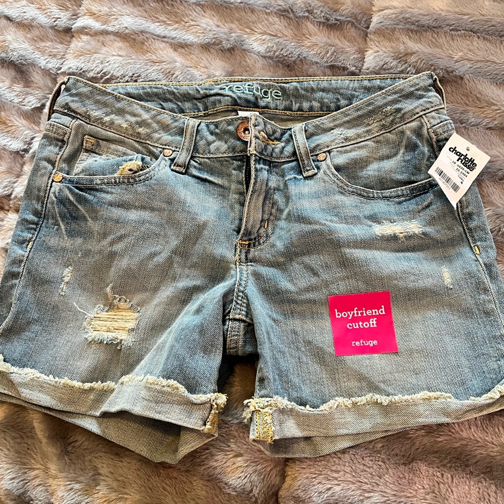 Boyfriend cutoff refuge shorts size 4.